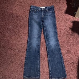 Levi bootcut blue jeans only worn once